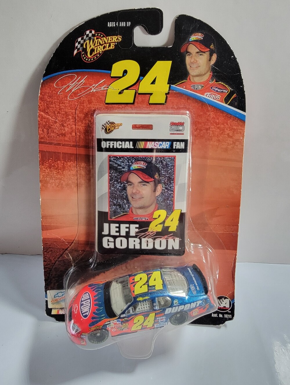 Sealed 2004 Jeff Gordon #24 DuPont Chevrolet Monte Carlo Diecast Car Fan Card